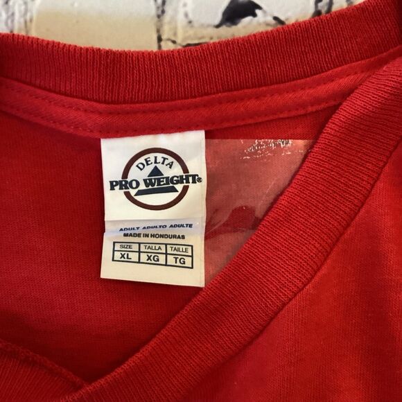 Delta T-Shirt Men’s Size XL Color Red Ohio State Buckeyes Pro Weight Graphic Tee - Picture 3 of 10